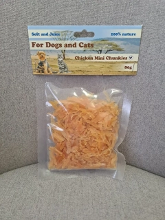 For Dogs and Cats kuřecí mini kousky poloměkké 80g