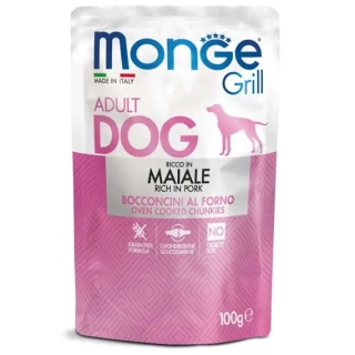 Monge Grill kapsička pro psy vepřové 100 g