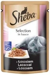 Sheba Selection kapsička pro kočky losos 85 g