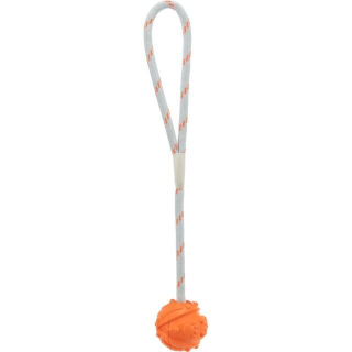Plovoucí vrhací míč na šňůře  7 cm / 35 cm - náhodná barva