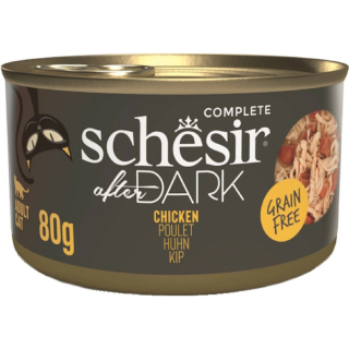 Schesir After Dark Wholefood konzerva pro kočky s kuřetem 80 g