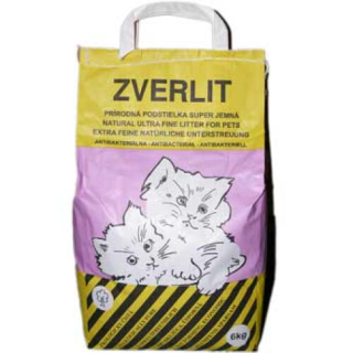 ZVERLIT růžová super jemná podestýlka kočka 6kg