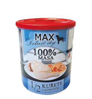 Falco Max konzerva pro psy 1/2 kuře, losos 800 g