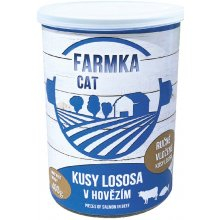 Sokol Falco Farmka Cat konzerva pro kočky s lososem 400 g