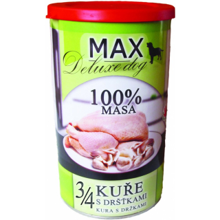 Falco Max konzerva pro psy  3/4 kuře, dršťky 1200 g