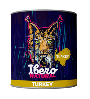 Ibero Natural konzerva pro kočky s krůtou 200 g