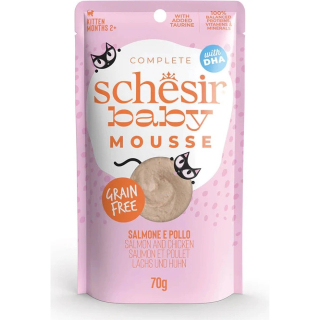 Schesir Cat kapsička pro koťata Kitten Lifestage mousse kuře 70 g