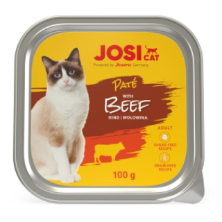 Josicat Paté paštika pro kočky hovězí 100 g