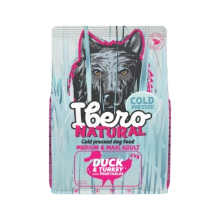 Ibero Cold Pressed Dog Adult Medium/Large granule pro psy kachna 2 kg