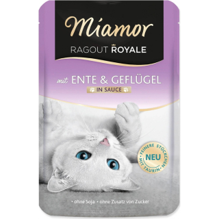 Miamor Cat Ragout kapsička pro kočky kachna a drůbež ve šťávě 100 g