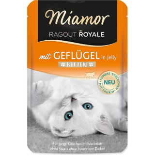 Miamor Cat Ragout Junior kapsička pro koťata drůbeží v želé 100 g