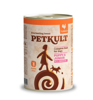 Petkult Junior konzerva pro štěňata krůta 400 g