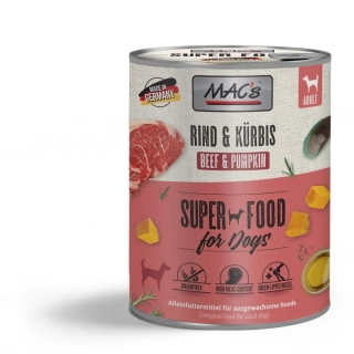 MAC's Dog konzerva pro psy hovězí, dýně 800 g