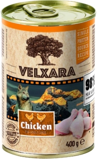 Velxara Paté Dog Adult konzerva pro psy kuře 400 g