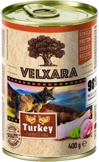 Velxara Paté Dog Adult konzerva pro psy krůta 400 g