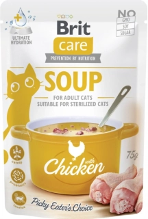 Brit Care Cat polévka pro kočky s kuřetem  85 g