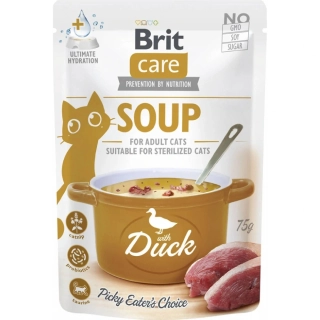 Brit Care Cat polévka pro kočky s kachnou 75 g