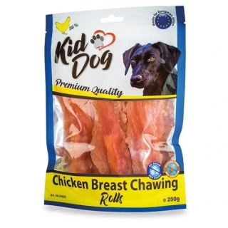 KIDDOG pamlsek pro psy kuřecí prsa na buvolí tyčce 250 g