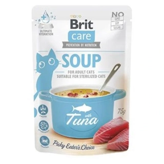 Brit Care Cat polévka pro kočky s tuňákem 75 g