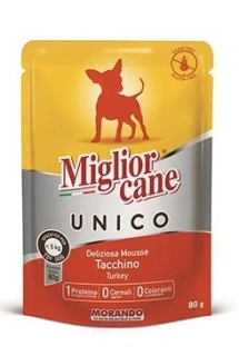 Morando Miglior Cane Unico Mini kapsička pro psy krůtí 80 g