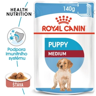 Royal Canin Medium Puppy kapsička pro štěňata středních plemen 140 g