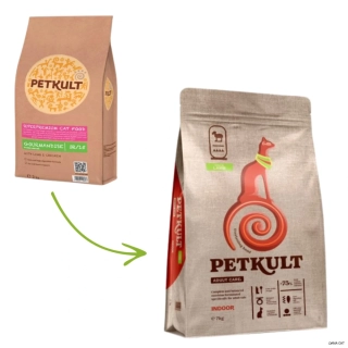 Petkult Cat Indoor jehně granule pro kočky 7 kg