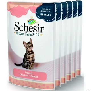 Schesir Cat kapsička pro koťata Kitten kuře 85 g
