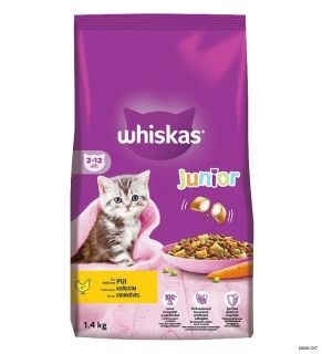 Whiskas Junior kuře granule pro koťata 1,4 kg