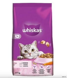 Whiskas losos granule pro kočky 1,4 kg