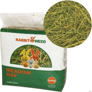 Seno luční RabbitWeed - 0,6 kg/1,9 l
