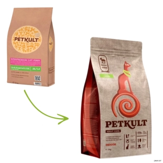 Petkult Cat Indoor jehně granule pro kočky 2 kg