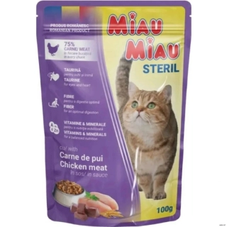 Miau Miau kapsička pro kočky Adult losos 100 g