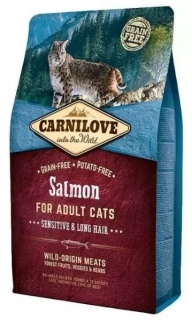 Carnilove Cat Adult losos granule pro citlivé kočky 2 kg