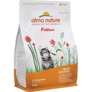 Almo Nature Kitten pro koťata s čerstvým kuřecím granule pro kočky  2 kg