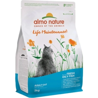Almo Nature Life Maintenance tučné ryby granule pro kočky 2 kg