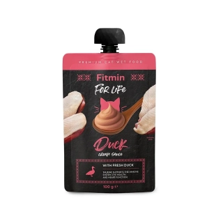 Fitmin Cat For Life kapsička pro kočky s kachnou v krémové omáčce 100 g