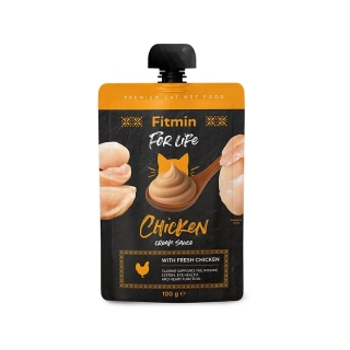 Fitmin Cat For Life kapsička pro kočky s kuřetem v krémové omáčce 100 g