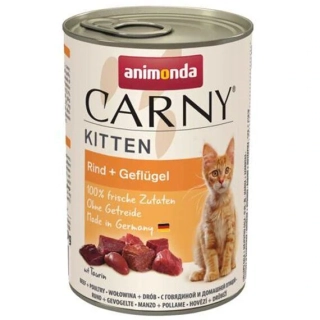Animonda Carny Kitten konzerva pro koťata s hovězím a drůbežím 400 g