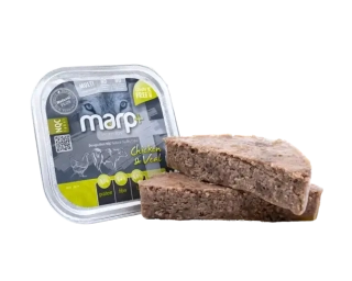 Marp Natural Plus vanička pro psy s kuřetem a telecím 150g