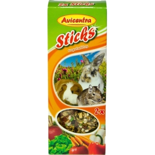 Avicentra Tyčinka Hlodavec zelenina 2 x 60 g