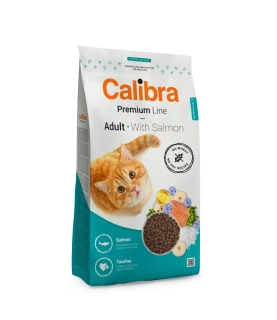 Calibra Cat Premium Line Adult losos granule pro kočky 2 kg