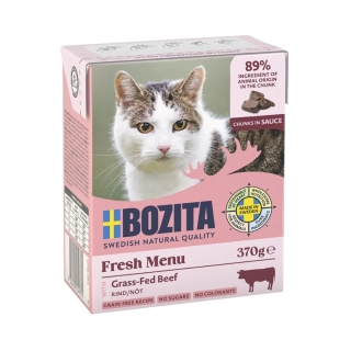 Bozita Cat kousky v omáčce s hovězím pro kočky tetrapak 370 g