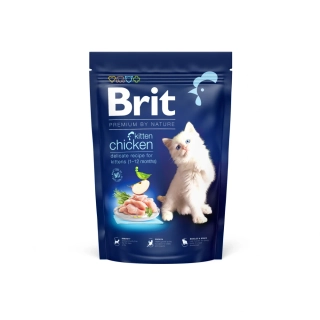 Brit Premium Cat by Nature Kitten kuře granule pro koťata 1,5 kg