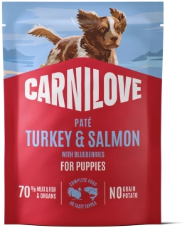 Carnilove kapsička pro štěňata krůta, losos 300 g