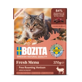 Bozita Cat Sterilised kousky v želé se zvěřinou, tetrapak 370 g