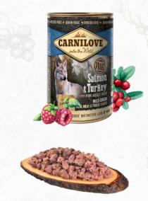 Carnilove Wild Meat konzerva pro psy losos, krůta 400 g