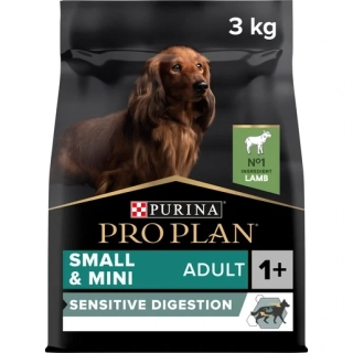 Pro Plan Small & Mini Adult Sensitive Digestion  granule pro psy jehněčí 3 kg