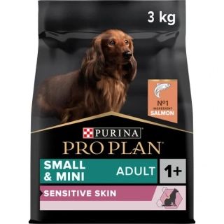 Pro Plan Small & Mini Adult Sensitive Skin  granule pro psy losos  3 kg