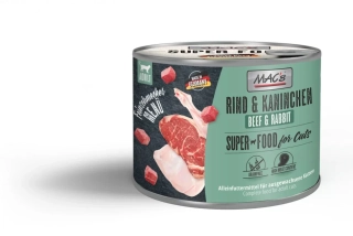 MAC's Cat fajnšmekr konzerva pro kočky hovězí, králičí 200 g