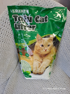Smarty Tofu Cat Litter Green Tea podestýlka 6 l - 2,8 kg